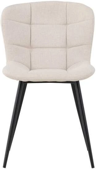 Venture Design Valgomasis kėdė, Lily, 56x51x80 cm, kreminė spalva