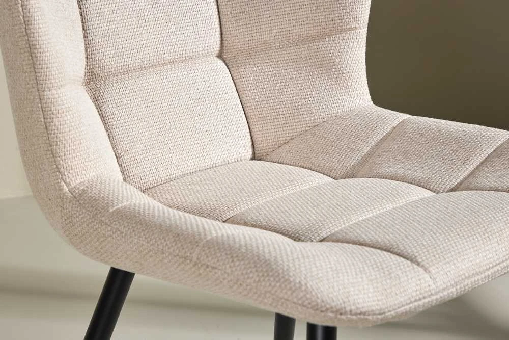 Venture Design Valgomasis kėdė, Lily, 56x51x80 cm, kreminė spalva