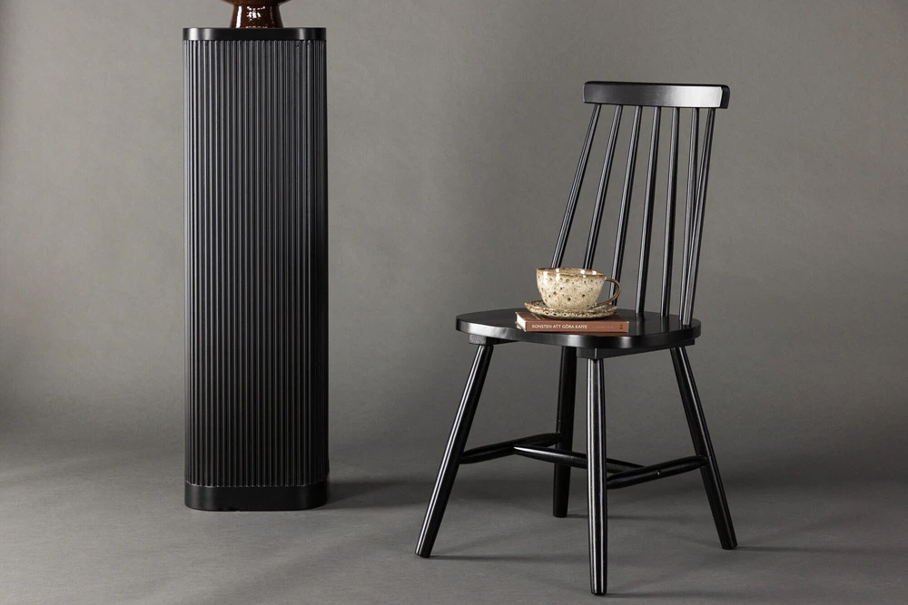 Venture Design Valgomasis kėdė, Lönneberga, 50x43x88 cm, Juoda