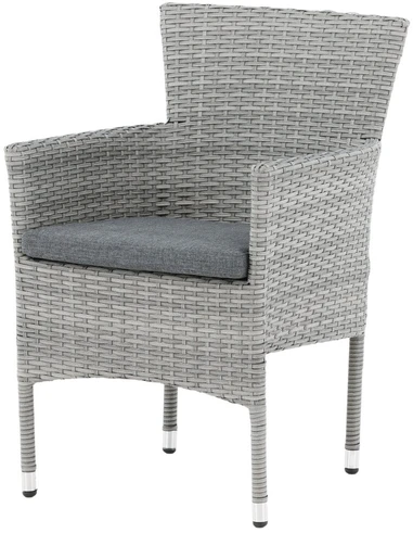 Venture Design Valgomasis kėdė, Malina 2 vnt., 86x58x60 cm, Pilka