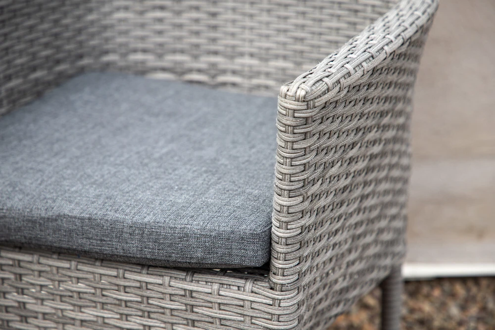 Venture Design Valgomasis kėdė, Malina 2 vnt., 86x58x60 cm, Pilka