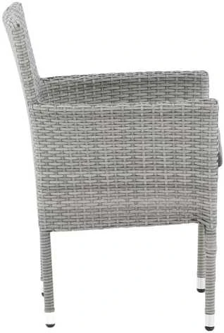 Venture Design Valgomasis kėdė, Malina 2 vnt., 86x58x60 cm, Pilka