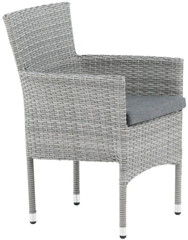 Venture Design Valgomasis kėdė, Malina 2 vnt., 86x58x60 cm, Pilka