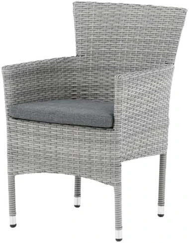 Venture Design Valgomasis kėdė, Malina 2 vnt., 86x58x60 cm, Pilka