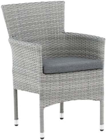 Venture Design Valgomasis kėdė, Malina 2 vnt., 86x58x60 cm, Pilka