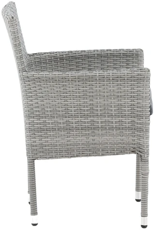Venture Design Valgomasis kėdė, Malina 2 vnt., 86x58x60 cm, Pilka