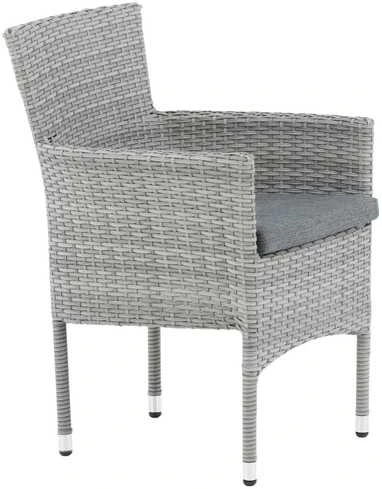 Venture Design Valgomasis kėdė, Malina 2 vnt., 86x58x60 cm, Pilka