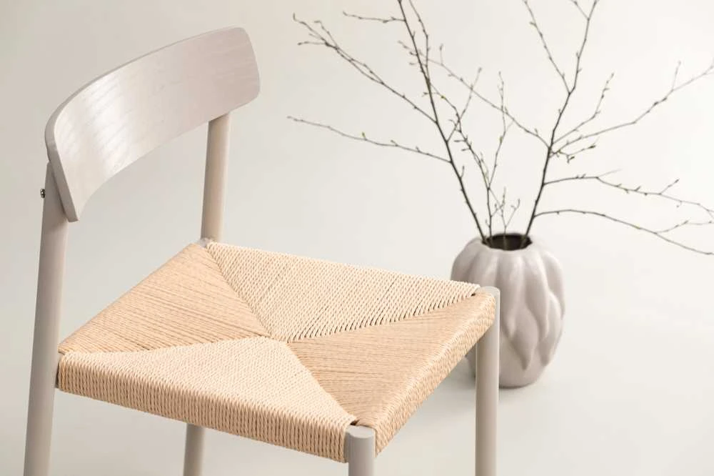 Venture Design Valgomasis kėdė, Malmön, 54x51.5x79 cm, kreminė spalva
