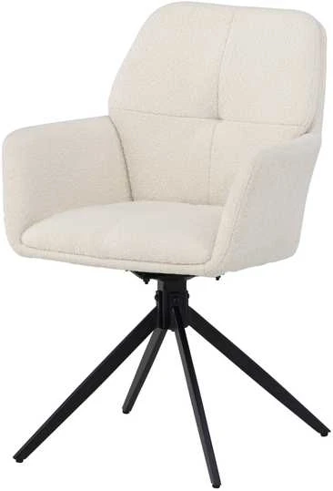 Venture Design Valgomasis kėdė, Manchi, 2 vnt., 62x59.5x90 cm, Balta