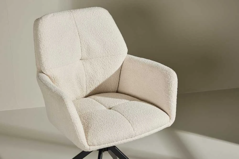 Venture Design Valgomasis kėdė, Manchi, 2 vnt., 62x59.5x90 cm, Balta