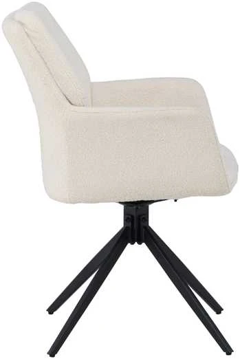 Venture Design Valgomasis kėdė, Manchi, 2 vnt., 62x59.5x90 cm, Balta