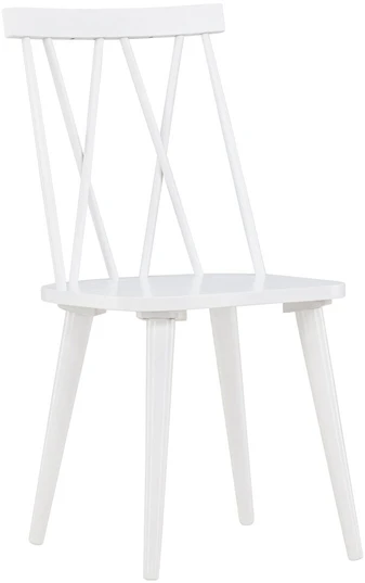 Venture Design Valgomasis kėdė, Mariette, 50x43x88 cm, Balta
