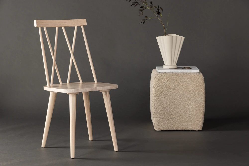 Venture Design Valgomasis kėdė, Mariette, 50x43x88 cm, balintas