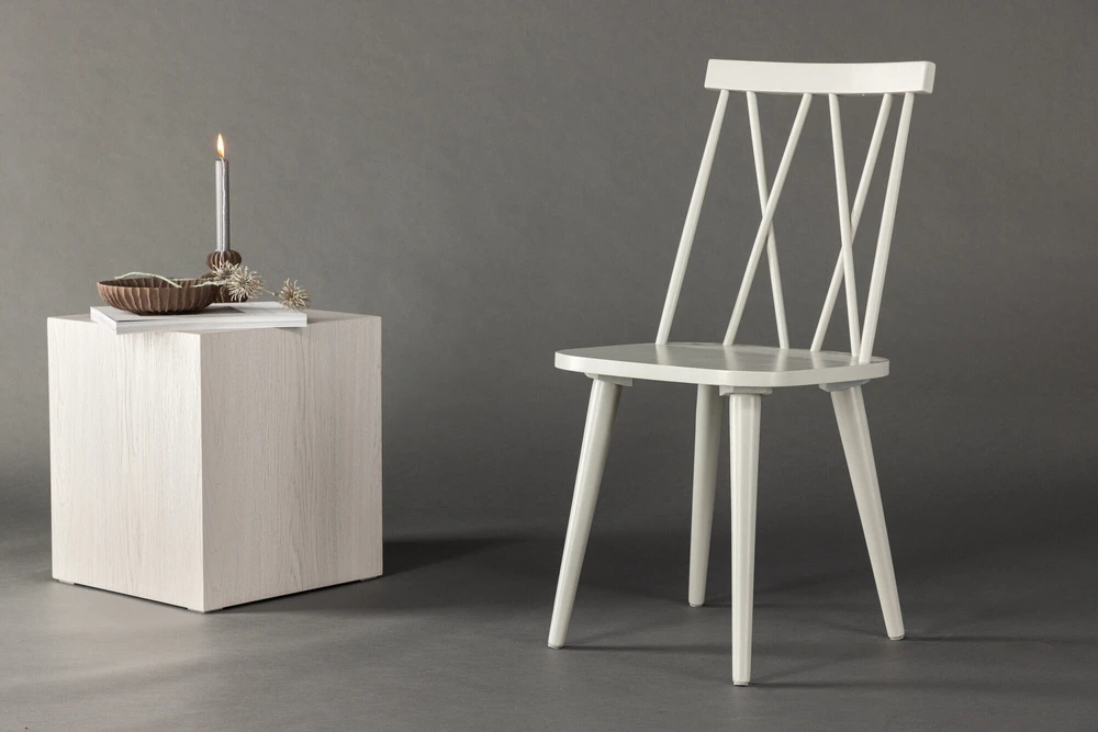 Venture Design Valgomasis kėdė, Mariette 2 vnt., 50x43x88 cm, šviesiai pilka