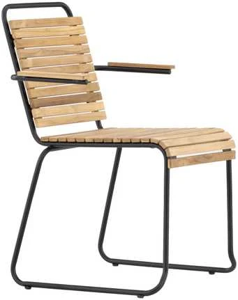 Venture Design Valgomasis kėdė, Medis Aliuminis, 51x55x82 cm, Juoda