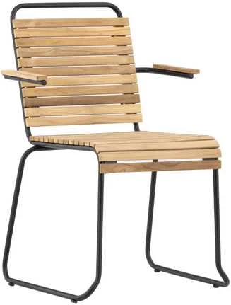 Venture Design Valgomasis kėdė, Medis Aliuminis, 51x55x82 cm, Juoda