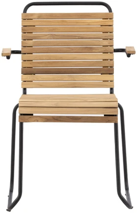 Venture Design Valgomasis kėdė, Medis Aliuminis, 51x55x82 cm, Juoda