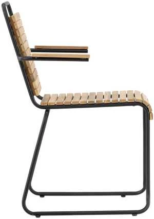 Venture Design Valgomasis kėdė, Medis Aliuminis, 51x55x82 cm, Juoda