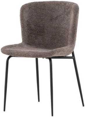 Venture Design Valgomasis kėdė, Modesto 2 vnt., 54x48x79.5 cm, Tamsiai pilka
