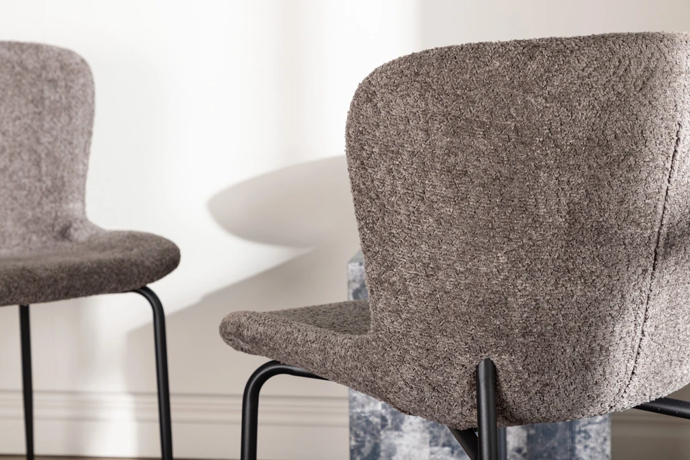 Venture Design Valgomasis kėdė, Modesto 2 vnt., 54x48x79.5 cm, Tamsiai pilka