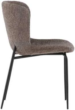 Venture Design Valgomasis kėdė, Modesto 2 vnt., 54x48x79.5 cm, Tamsiai pilka
