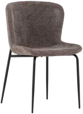 Venture Design Valgomasis kėdė, Modesto 2 vnt., 54x48x79.5 cm, Tamsiai pilka