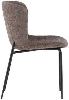 Venture Design Valgomasis kėdė, Modesto 2 vnt., 54x48x79.5 cm, Tamsiai pilka