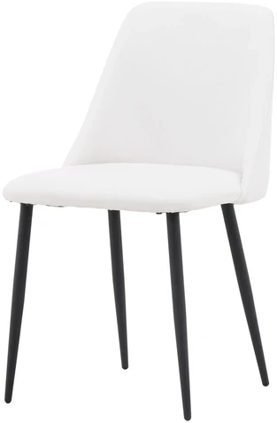 Venture Design Valgomasis kėdė, Nakties serija 2 vnt., 56x49x87 cm, Balta