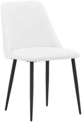 Venture Design Valgomasis kėdė, Nakties serija 2 vnt., 56x49x87 cm, Balta