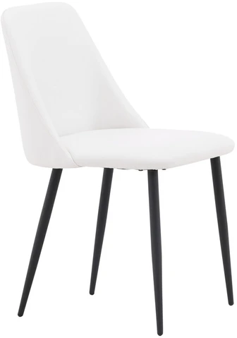 Venture Design Valgomasis kėdė, Nakties serija 2 vnt., 56x49x87 cm, Balta