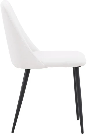 Venture Design Valgomasis kėdė, Nakties serija 2 vnt., 56x49x87 cm, Balta
