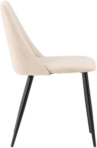 Venture Design Valgomasis kėdė, Naktis, 56x49x83 cm, kreminė spalva