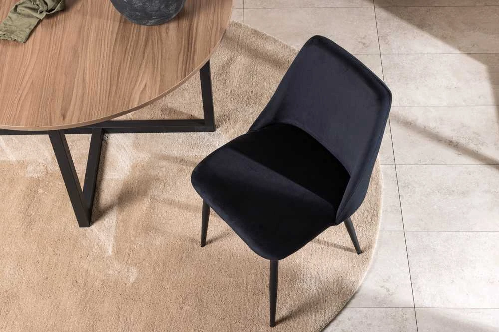Venture Design Valgomasis kėdė, naktis, 56x49x87 cm, juoda