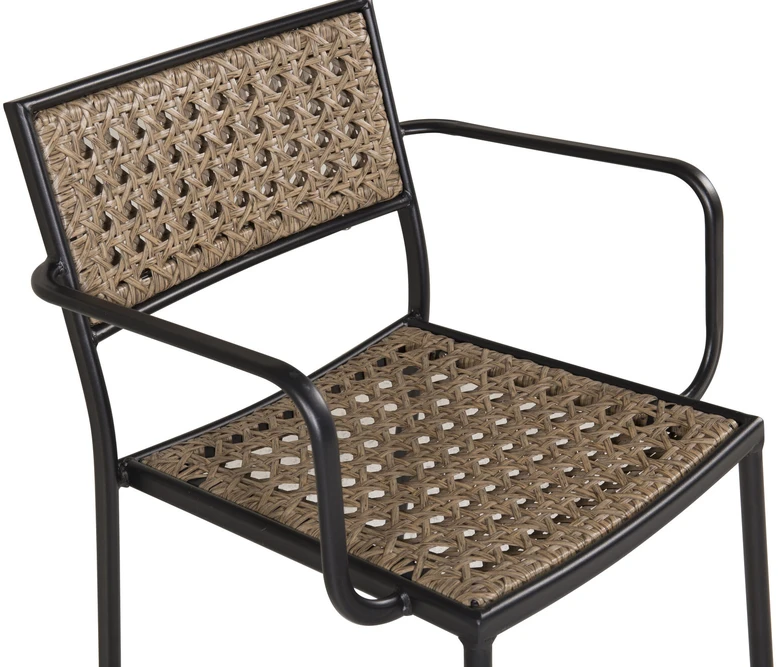 Venture Design Valgomasis kėdė, Paola, 59x56x80 cm, Juoda