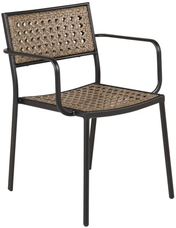 Venture Design Valgomasis kėdė, Paola, 59x56x80 cm, Juoda
