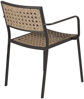 Venture Design Valgomasis kėdė, Paola, 59x56x80 cm, Juoda