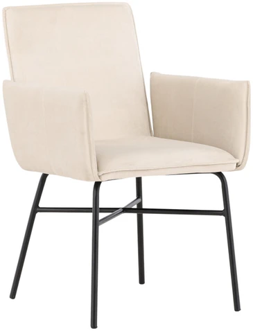 Venture Design Valgomasis kėdė, Petra, 59x56x86 cm, Bėžinės spalva