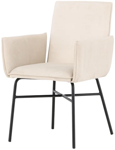 Venture Design Valgomasis kėdė, Petra, 59x56x86 cm, Bėžinės spalva