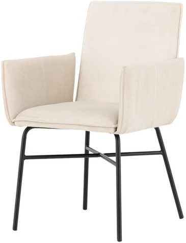 Venture Design Valgomasis kėdė, Petra, 59x56x86 cm, Bėžinės spalva