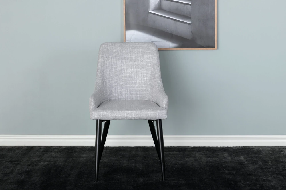 Venture Design Valgomasis kėdė, Plaza, 58x49x86 cm, Pilka