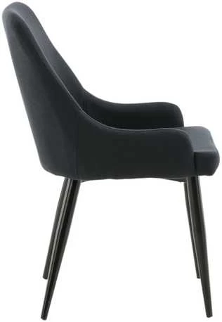 Venture Design Valgomasis kėdė, Plaza, 58x49x86 cm, Juoda