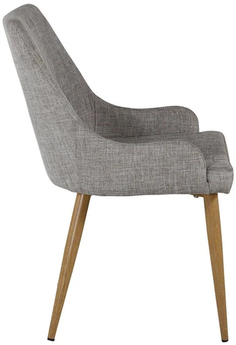Venture Design Valgomasis kėdė, Plaza Matstol 2 vnt., 85x50 cm, Pilka