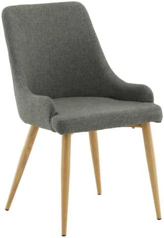 Venture Design Valgomasis kėdė, Plaza Matstol, 60.5x50x85 cm, Tamsiai pilka