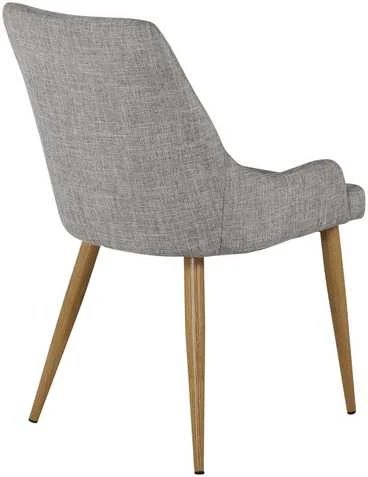 Venture Design Valgomasis kėdė, Plaza Matstol 2 vnt., 85x50 cm, Pilka