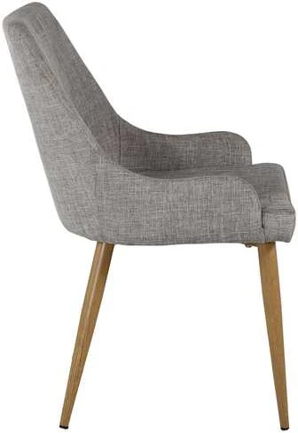Venture Design Valgomasis kėdė, Plaza Matstol 2 vnt., 85x50 cm, Pilka