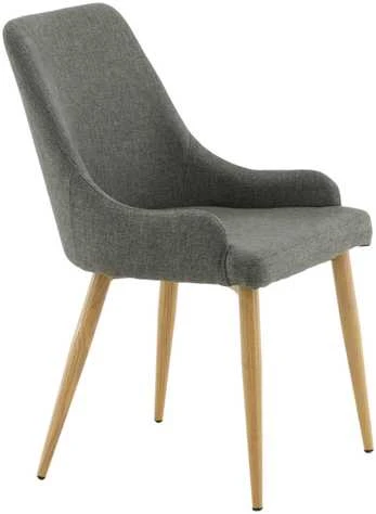 Venture Design Valgomasis kėdė, Plaza Matstol, 60.5x50x85 cm, Tamsiai pilka
