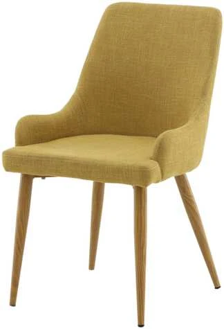 Venture Design Valgomasis kėdė, Plaza Matstol 2 vnt., 85x50 cm, Garstyčių spalvos