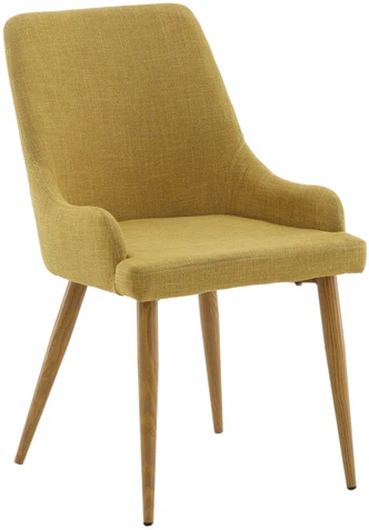 Venture Design Valgomasis kėdė, Plaza Matstol 2 vnt., 85x50 cm, Garstyčių spalvos