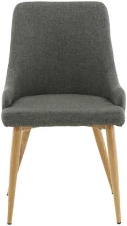 Venture Design Valgomasis kėdė, Plaza Matstol, 60.5x50x85 cm, Tamsiai pilka