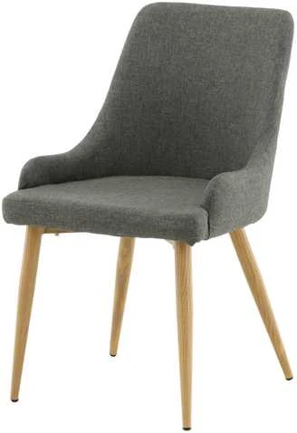 Venture Design Valgomasis kėdė, Plaza Matstol, 60.5x50x85 cm, Tamsiai pilka